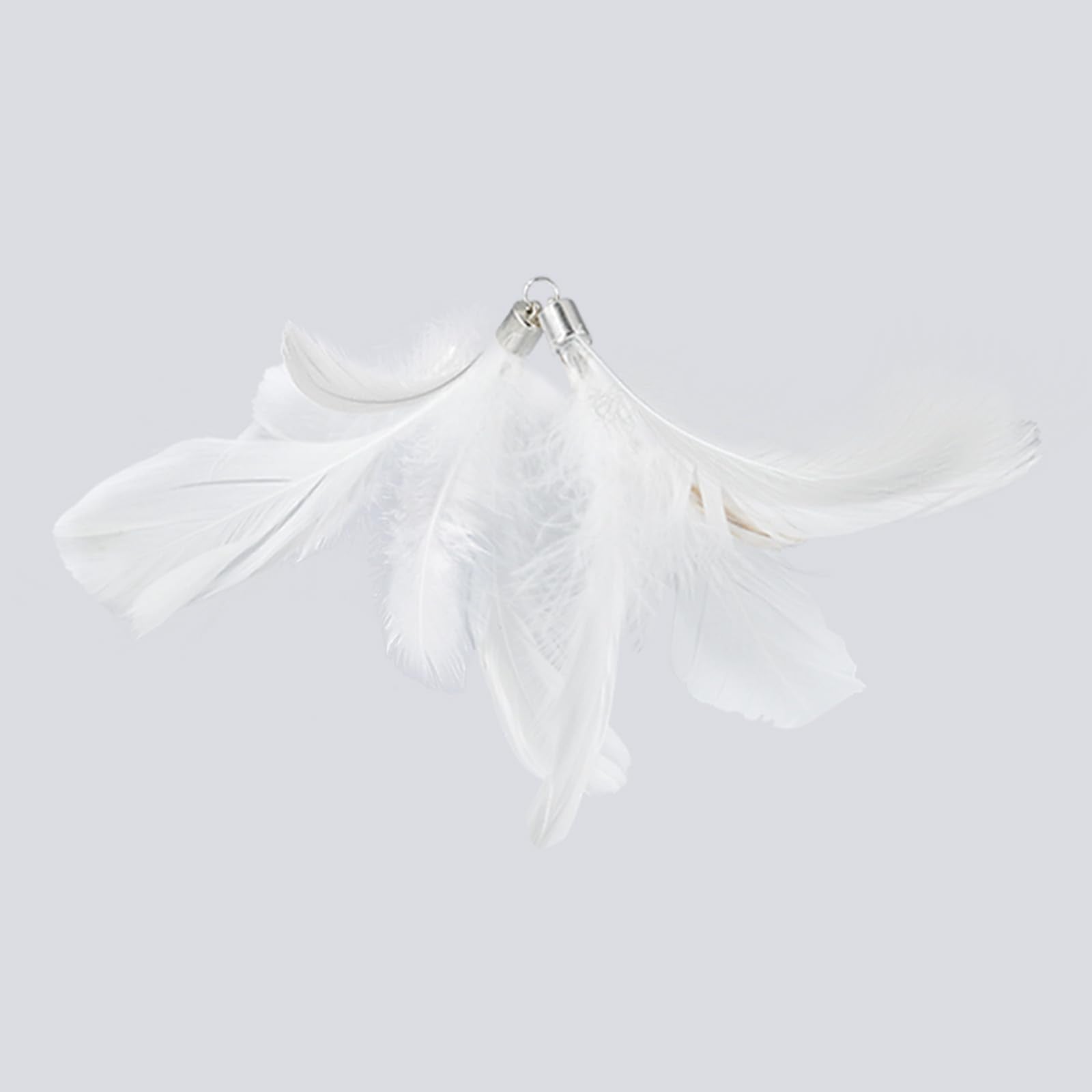 ROSAUI cat toy refill feather head rose closeup for soft textures and play