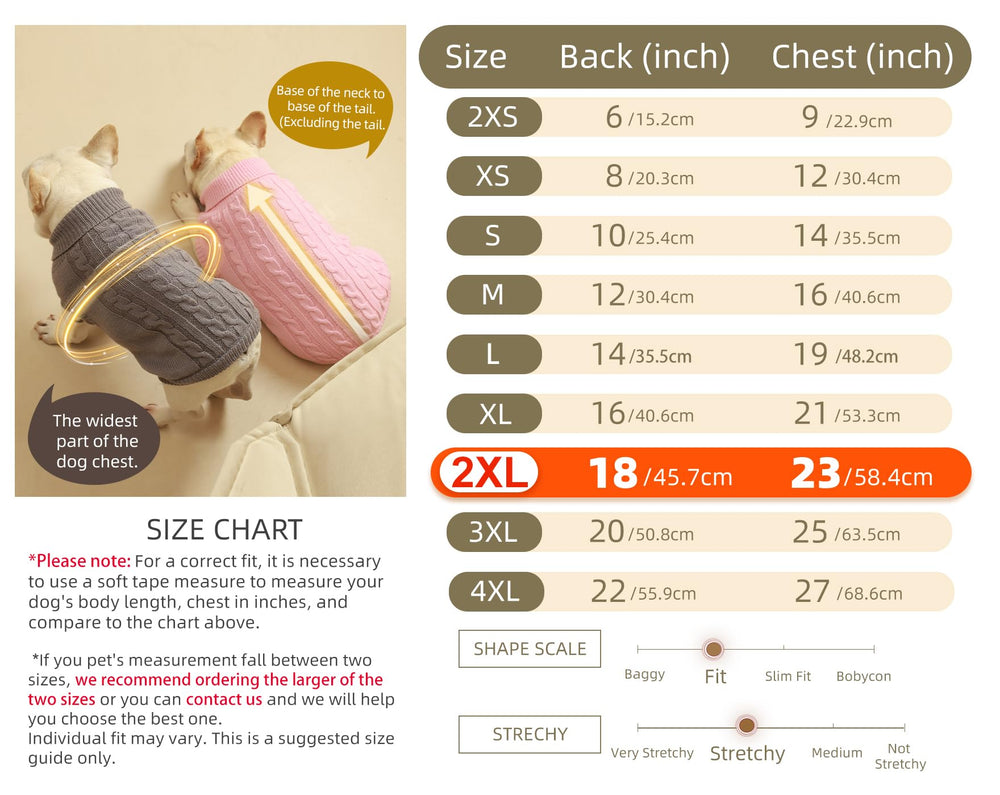 Roseelk dog sweater turtleneck detail emphasizes full neck coverage and soft feel.