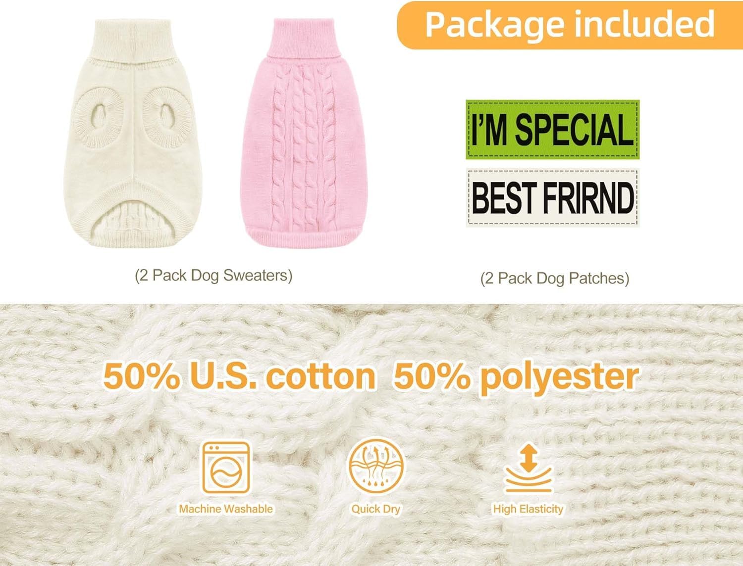Roseelk small-breed-dog-sweater-photos show easy wear and snug fit during chilly walks.
