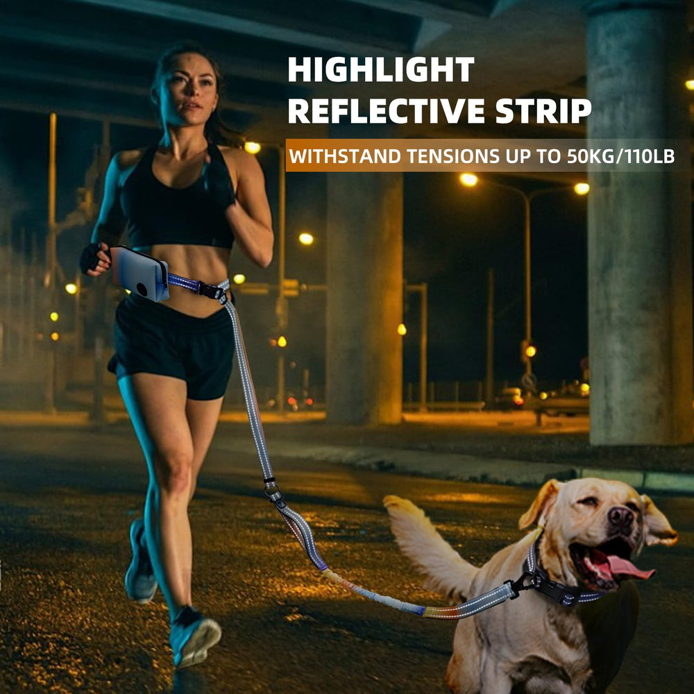 Roses&Poetry anti-shock bungee cord cushions pulls for comfortable jogging.