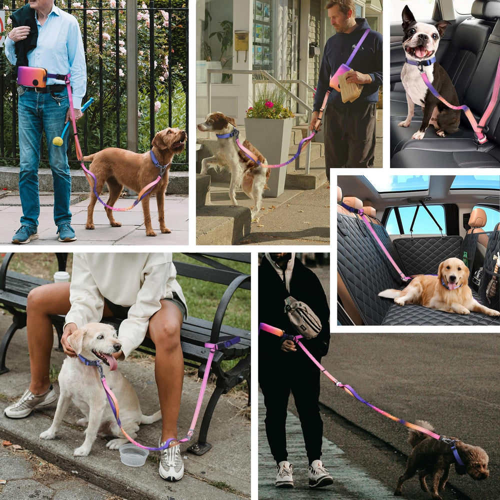 Roses&Poetry 360° swivel clip prevents tangles during walks.