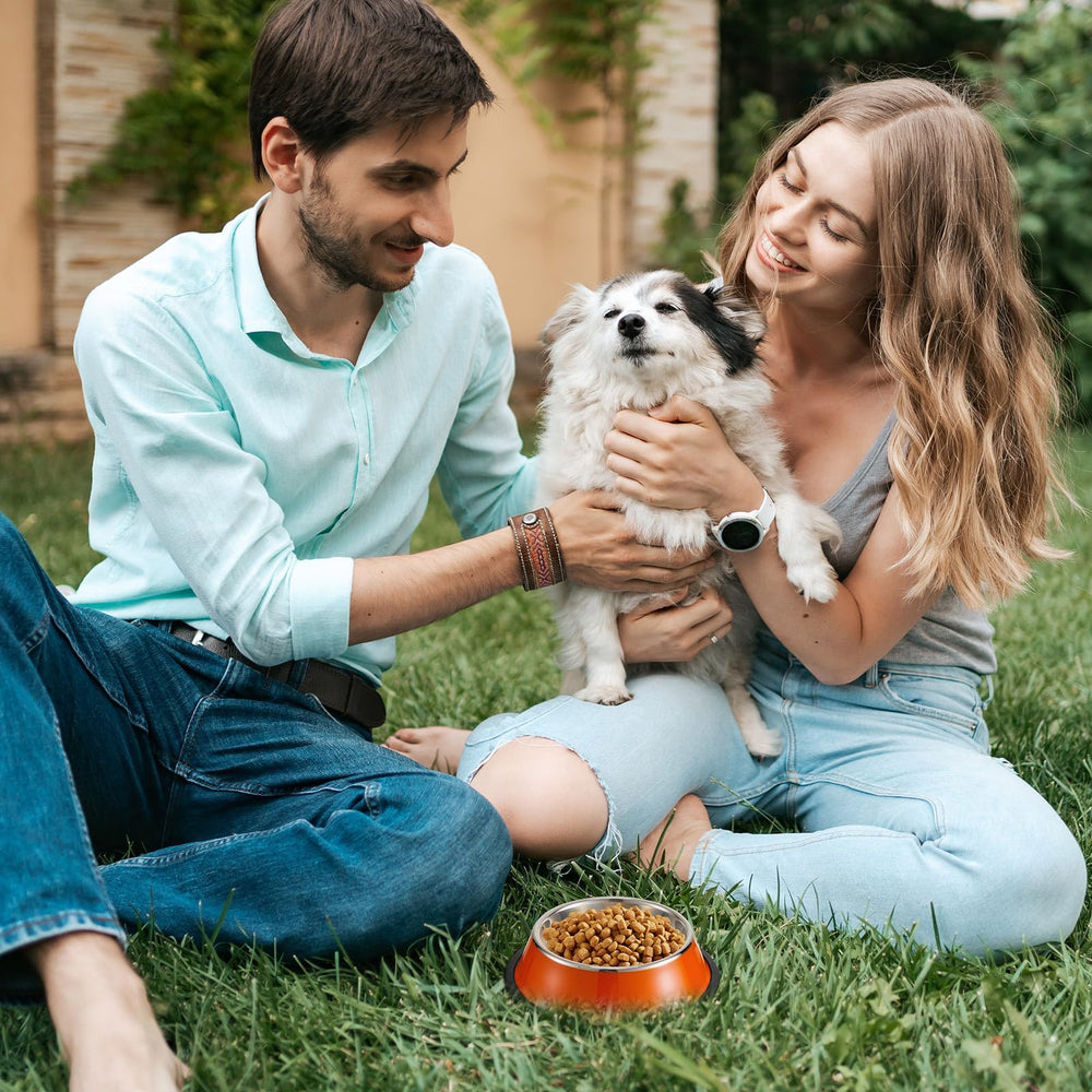 Roshtia non-slip silicone base keeps bowls steady during meals.