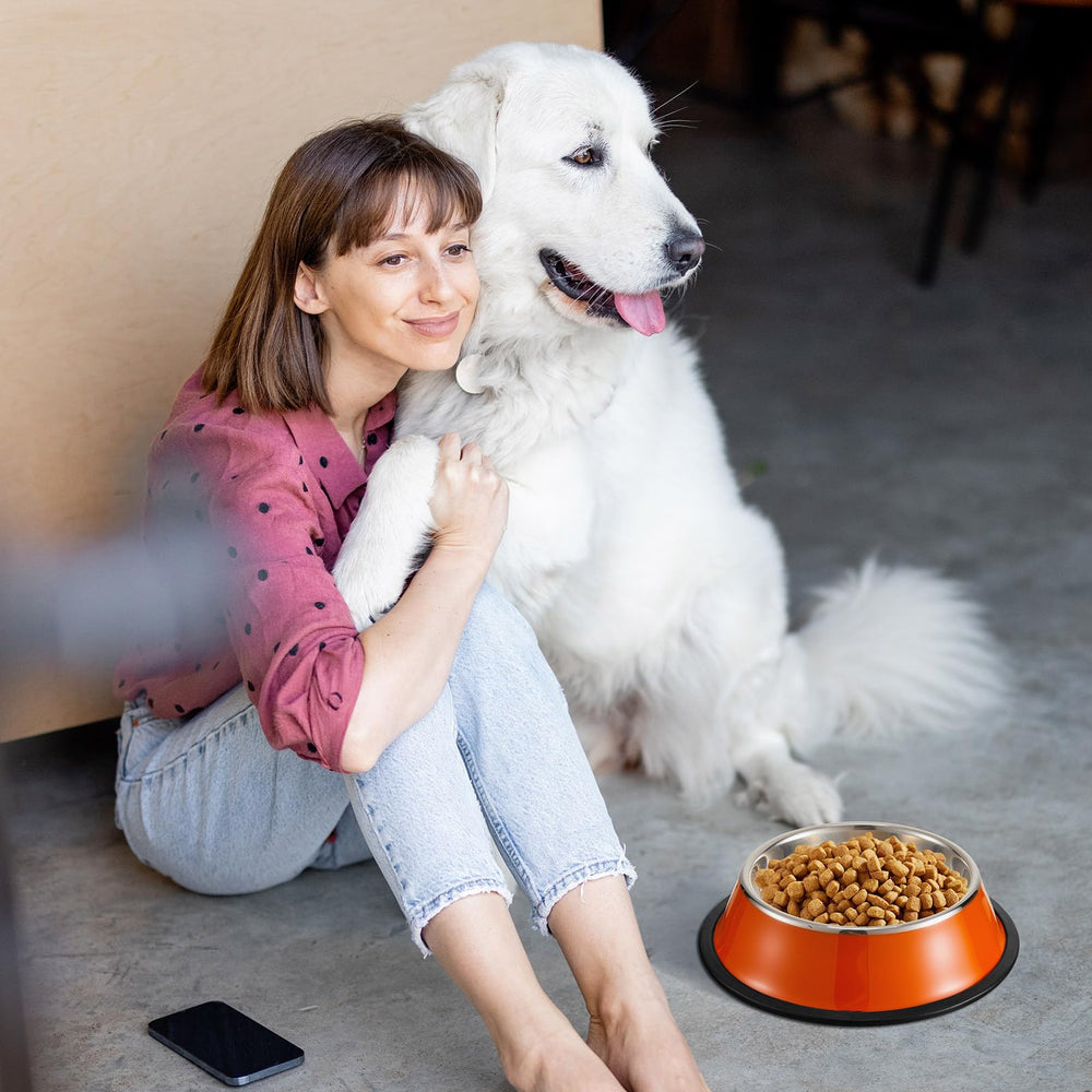 Roshtia stackable dog bowls save space in busy households