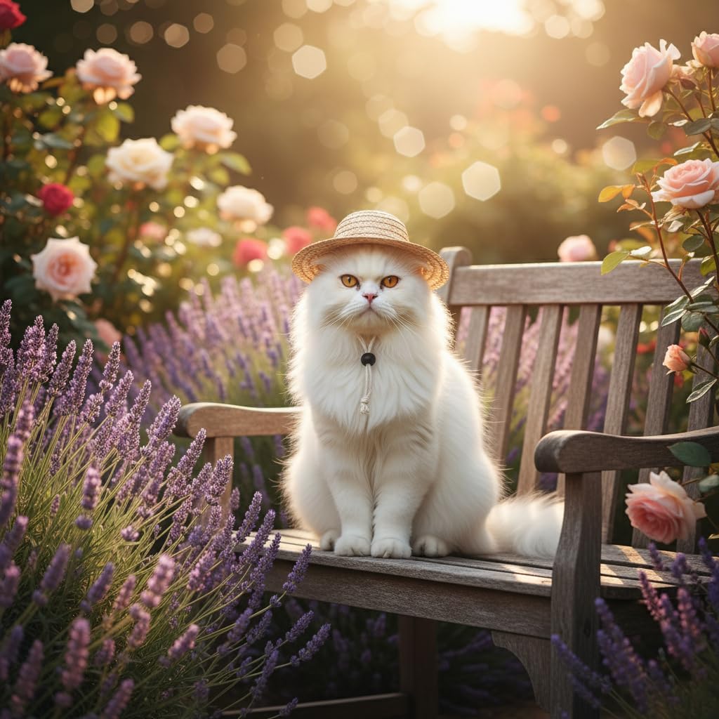 Rosojodg novelty hat adds stylish summer touch to pet.