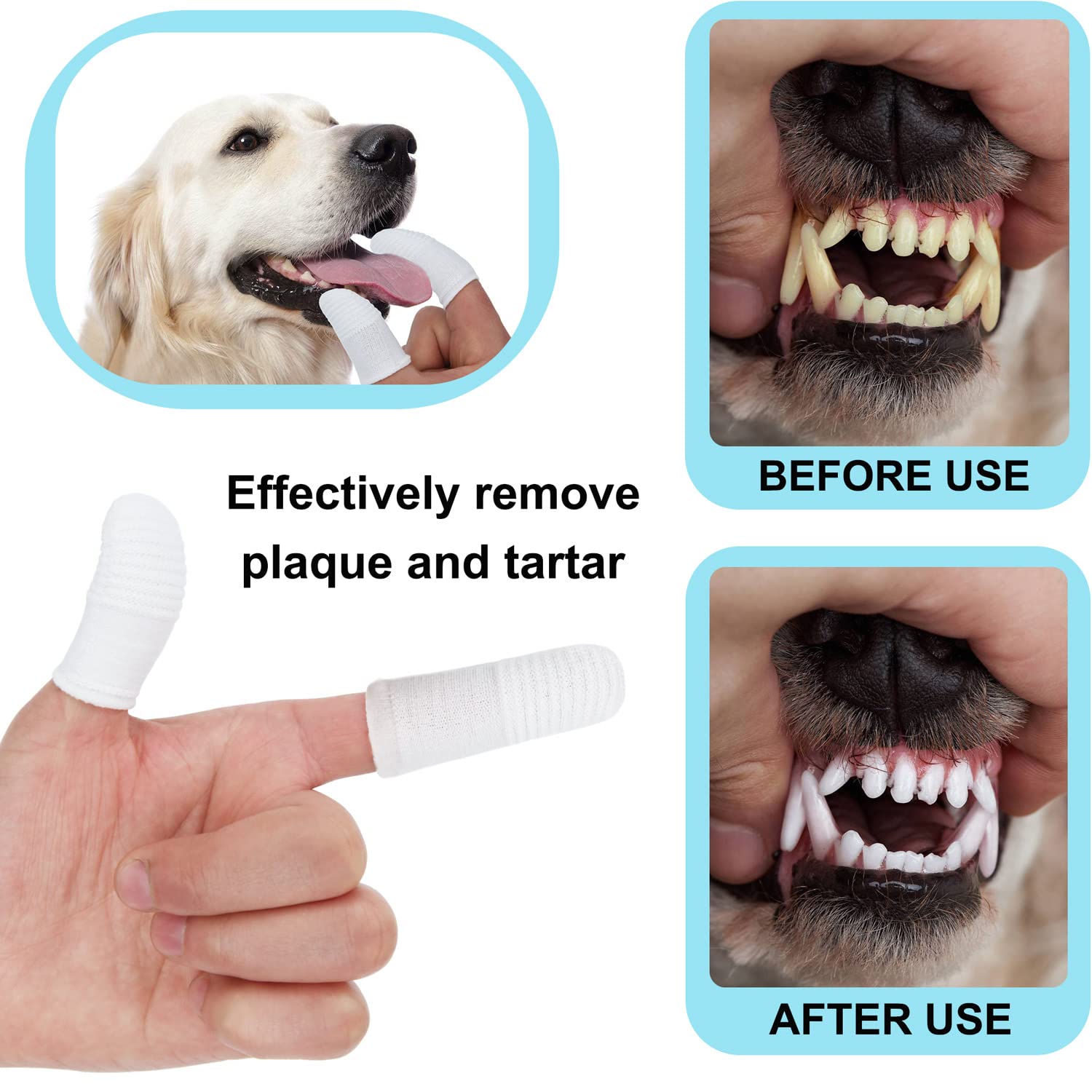RosyLife pet oral cleaning kit supports regular routines for fresh breath.