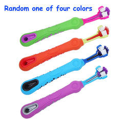 RosyLife soft-liquid silicone bristles gently remove plaque.