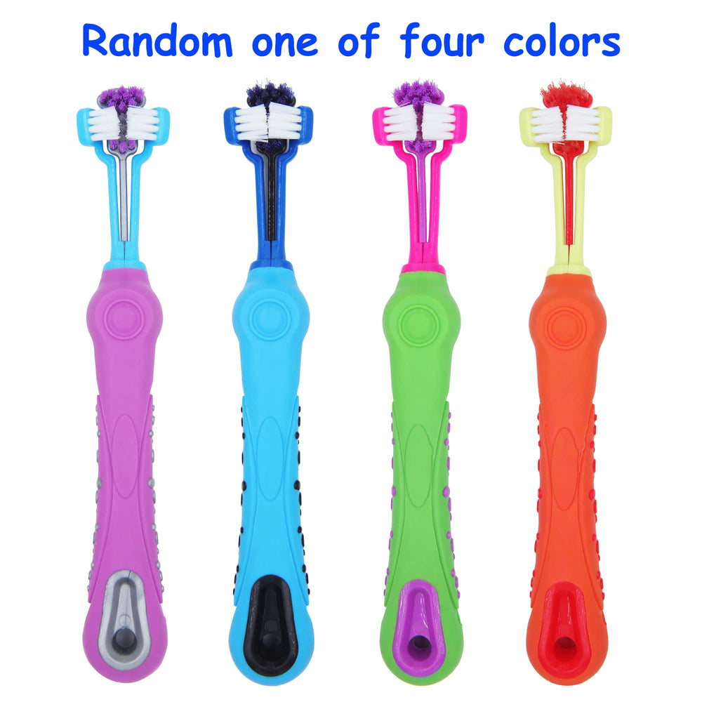 RosyLife three-sided pet brush simplifies brushing with better coverage.