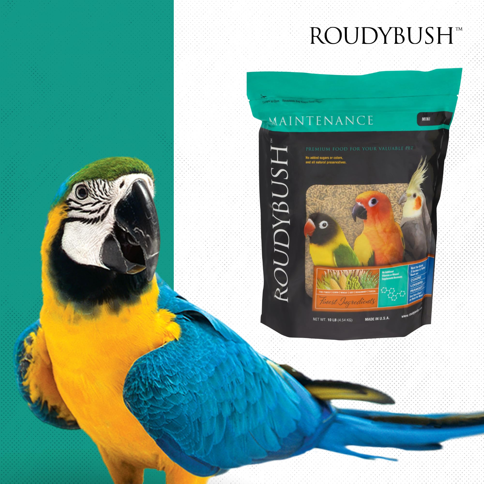 Roudybush Daily Maintenance sustainability pack communicates responsible sourcing