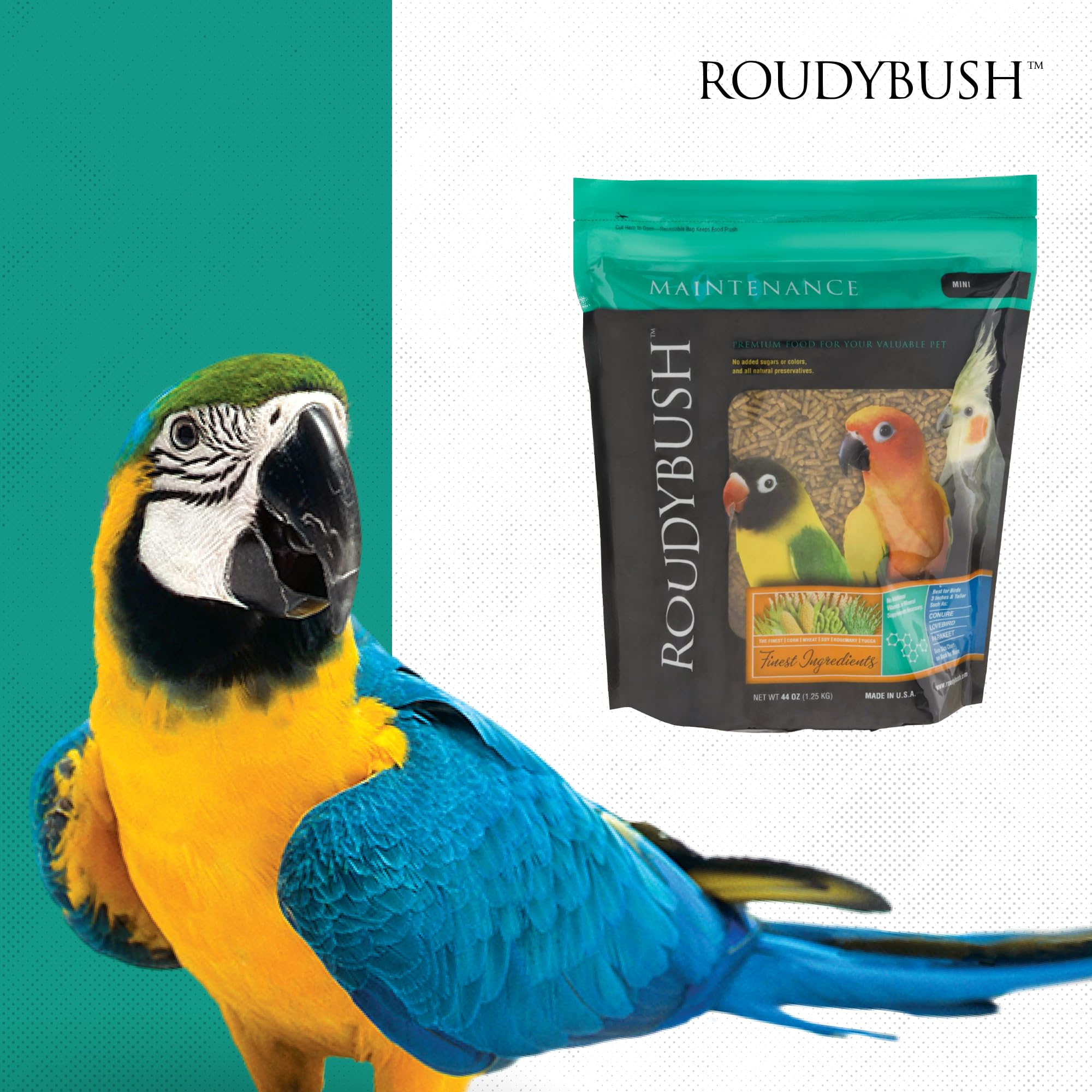 Roudybush Daily Maintenance waste reduction scene reduces mess