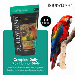 RoudyBush transition pellets demonstrate smooth dietary switch with no extra supplements.