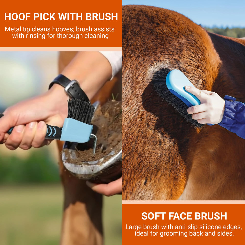 Rouisxue curry comb stimulates circulation while loosening dirt during brushing.