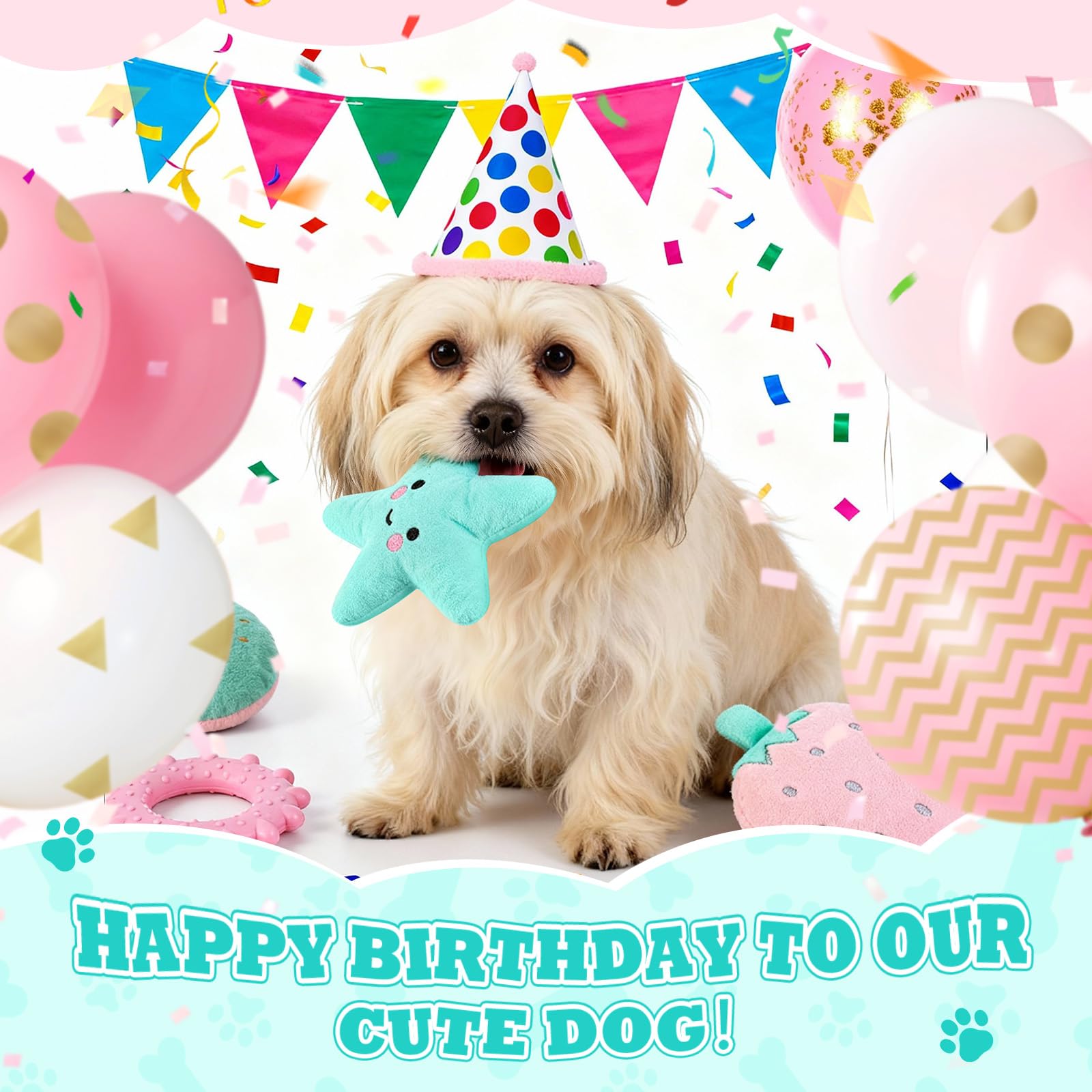 RoundFunny birthday cake toy adds festive charm and interactive play.