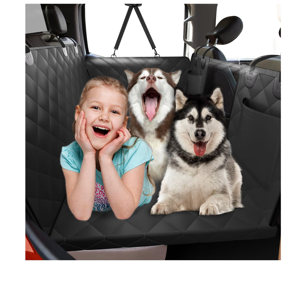 ROUWINNE back-seat-extender wide-coverage expands space for large dogs on road trips