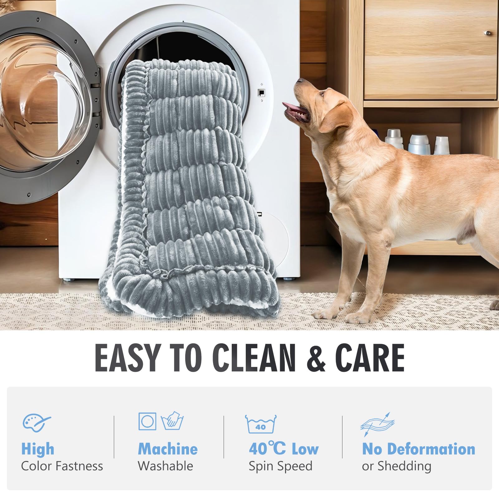 ROUWINNE backseat bed expands to cloud-like fluffiness after unboxing.