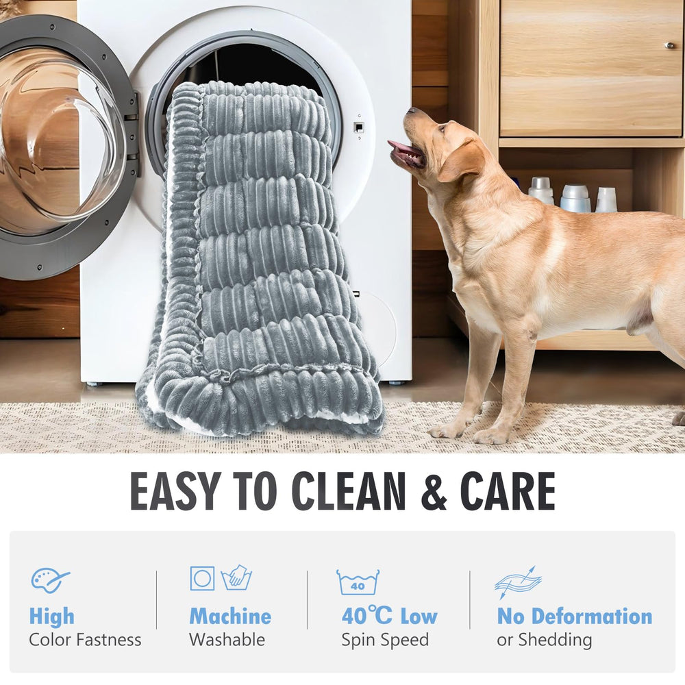 ROUWINNE backseat bed expands to cloud-like fluffiness after unboxing.