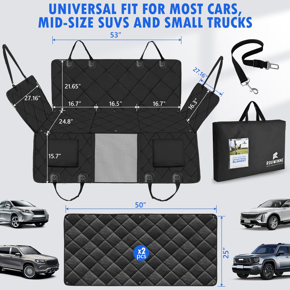 ROUWINNE mesh window keeps dogs comfortable and connected during rides.