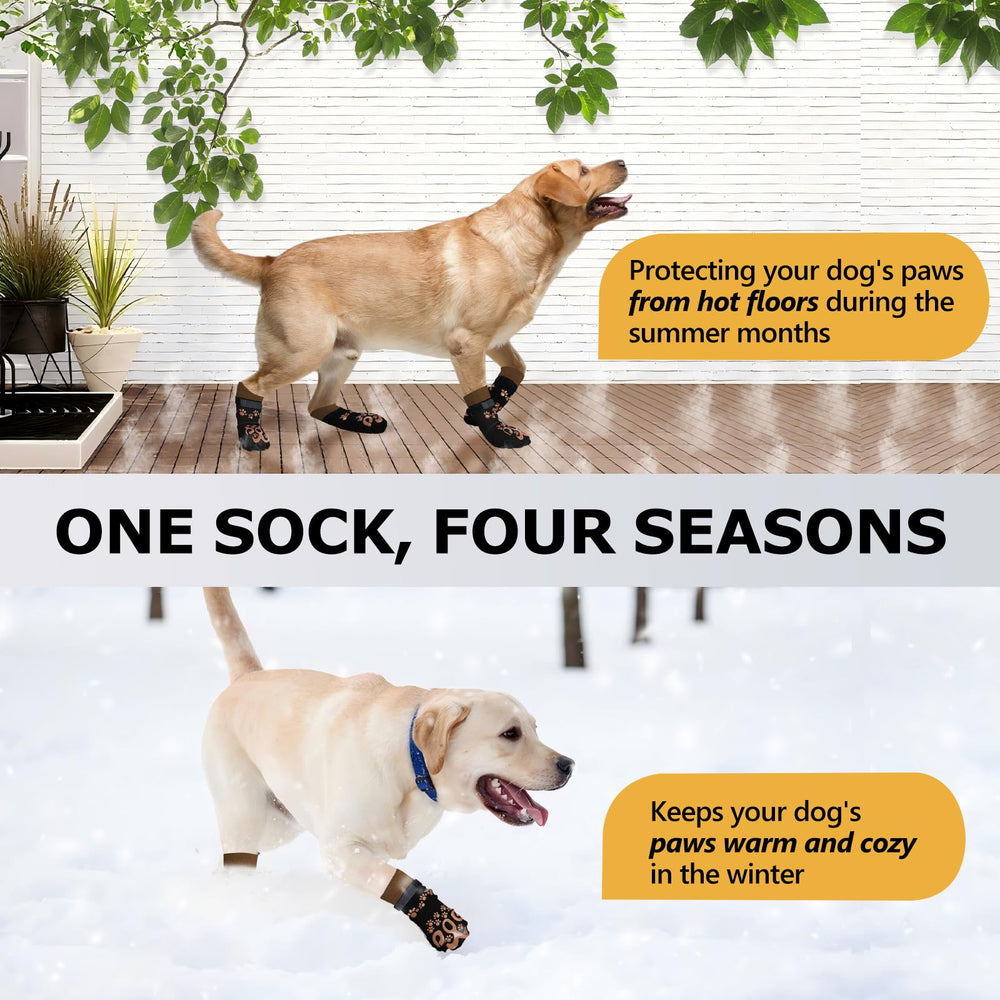 ROUWINNE senior-dog-friendly socks supporting steadier steps