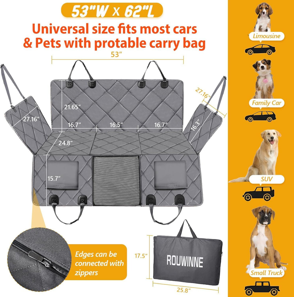 ROUWINNE storage pockets keep toys and snacks neatly within reach.