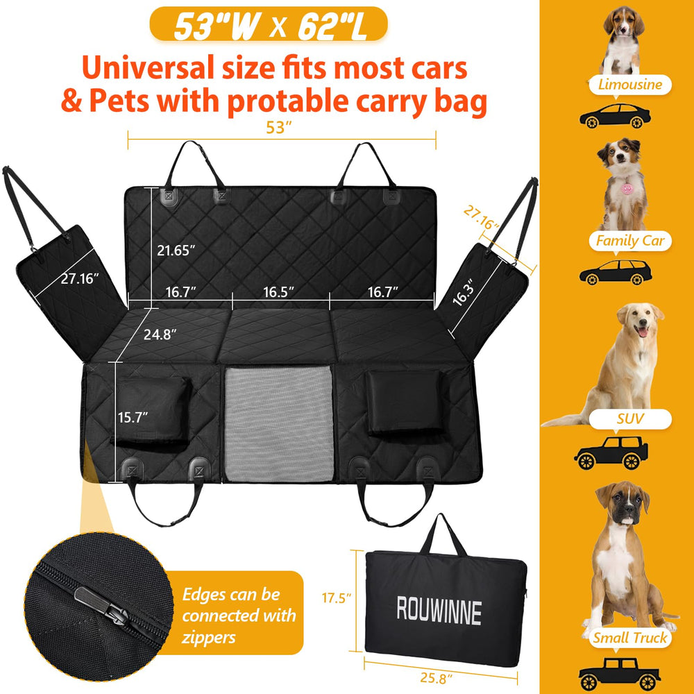 ROUWINNE storage pockets keep toys and snacks within easy reach