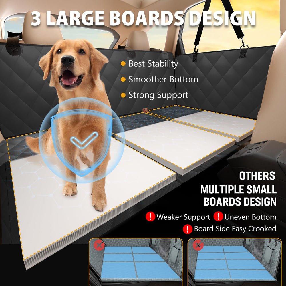 ROUWINNE 7-layer waterproof material keeps backseat clean and protected from spills