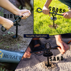 ROYAL PAW sand and clay compatibility lets you use anywhere.