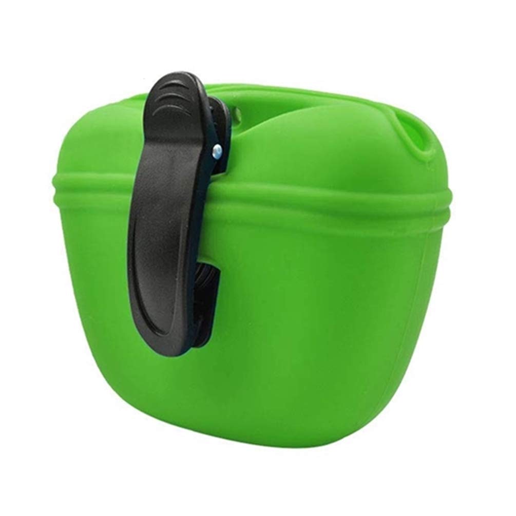 RoyalCare silicone dog treat pouch closeup magnet shows secure closure for quick snacks.