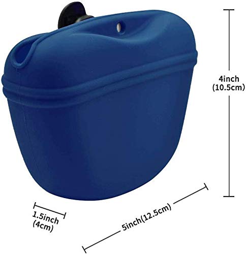 RoyalCare silicone dog treat pouch magnetic closure for quick access and stability