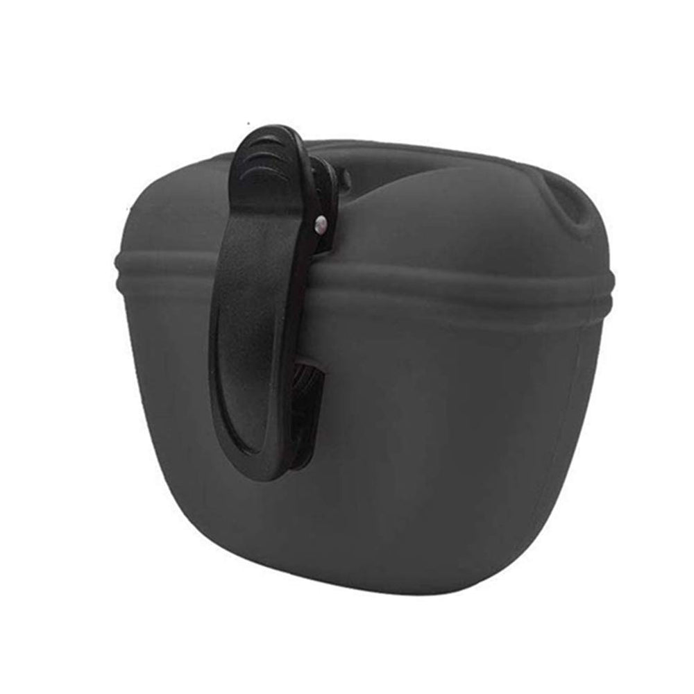 RoyalCare silicone dog treat pouch magnetic-closure enables one handed feeding on walks