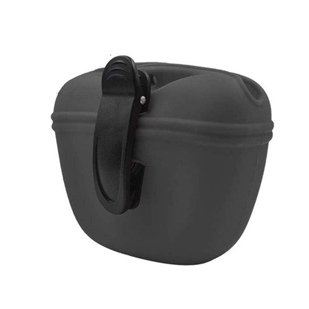 RoyalCare silicone dog treat pouch magnetic-closure enables one handed feeding on walks