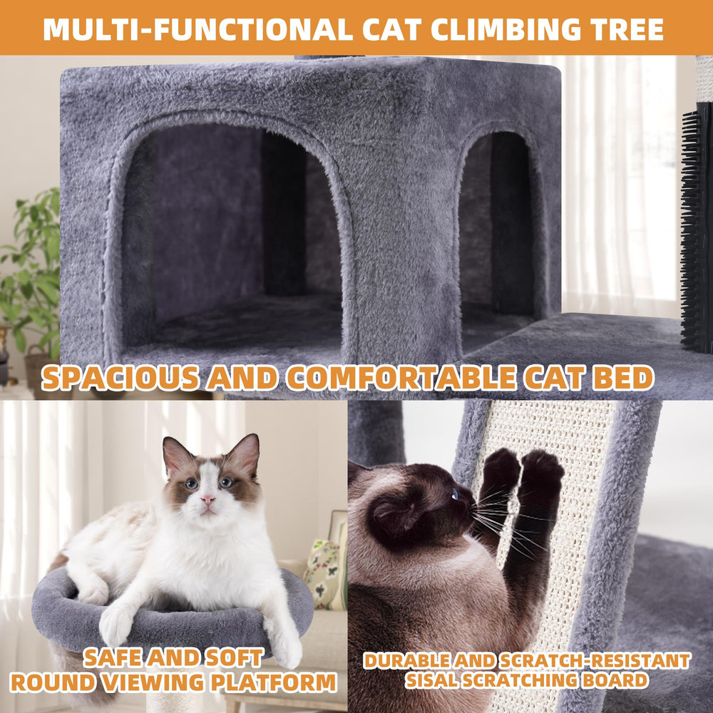 ROYPET cat tree includes pre-assembled tools for quick and easy setup.