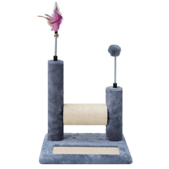 Roypet multifunctional scratching post 360-degree shows a textured sisal surface for claw action.