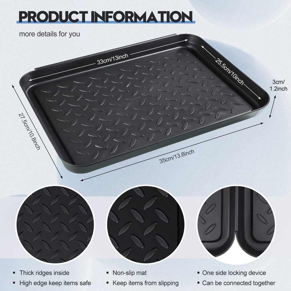 Rozer boot tray waterproof PP plastic protects floors from mud and rain