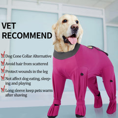 ROZKITCH dog recovery suit abdominal-opening design allows bathroom breaks