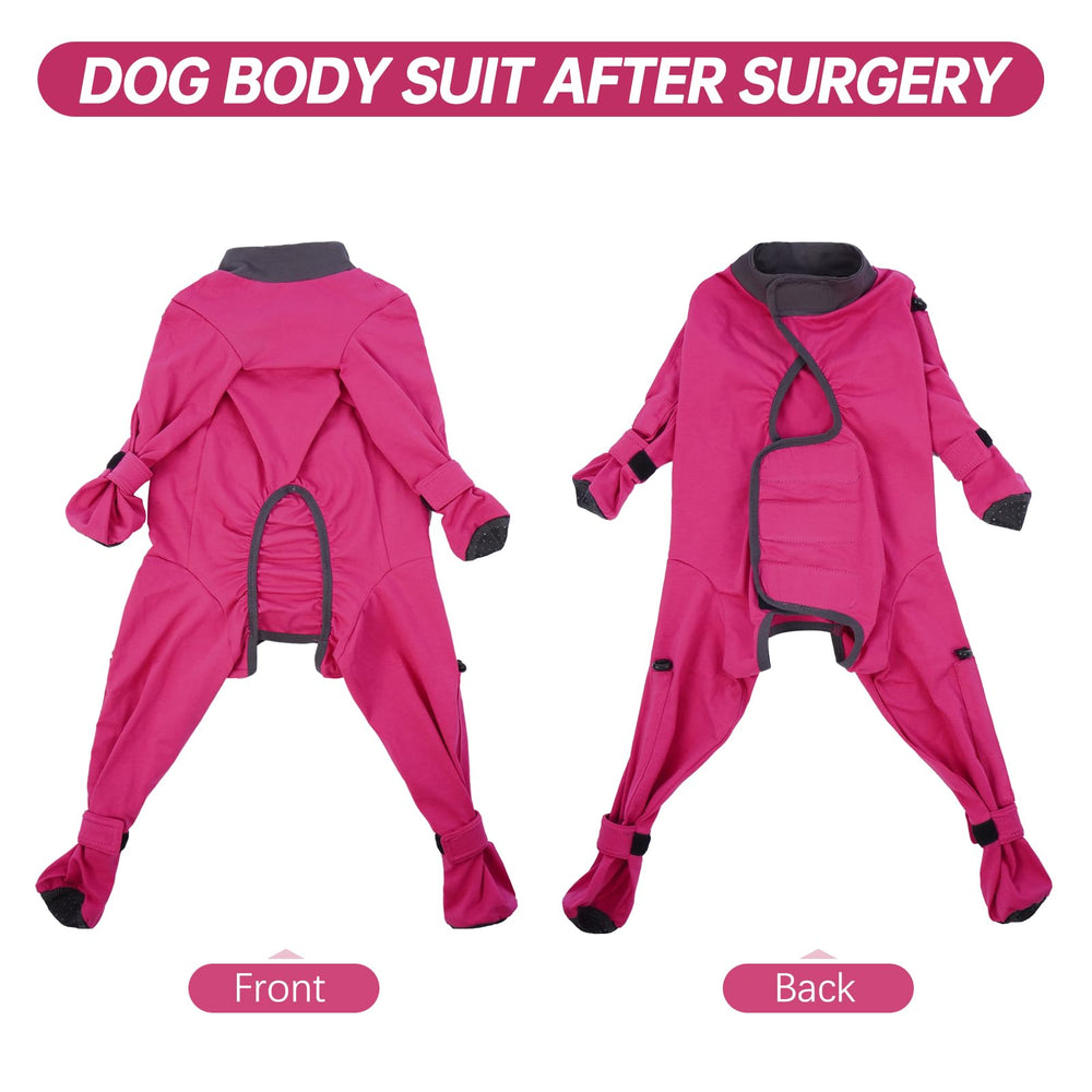 ROZKITCH dog recovery suit belly-access feature simplifies daily routines