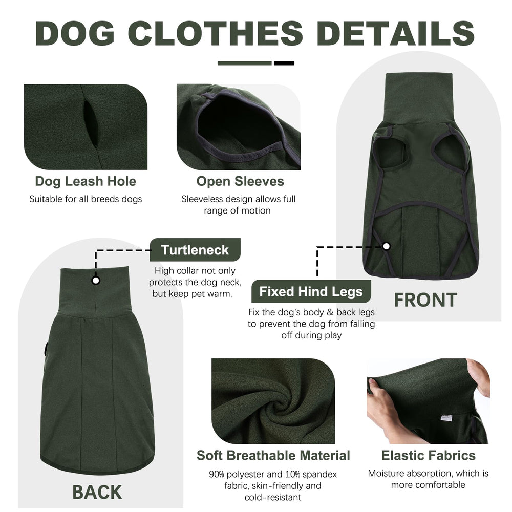 ROZKITCH dog winter coat elastic strap detail enables secure fit during outdoor activity