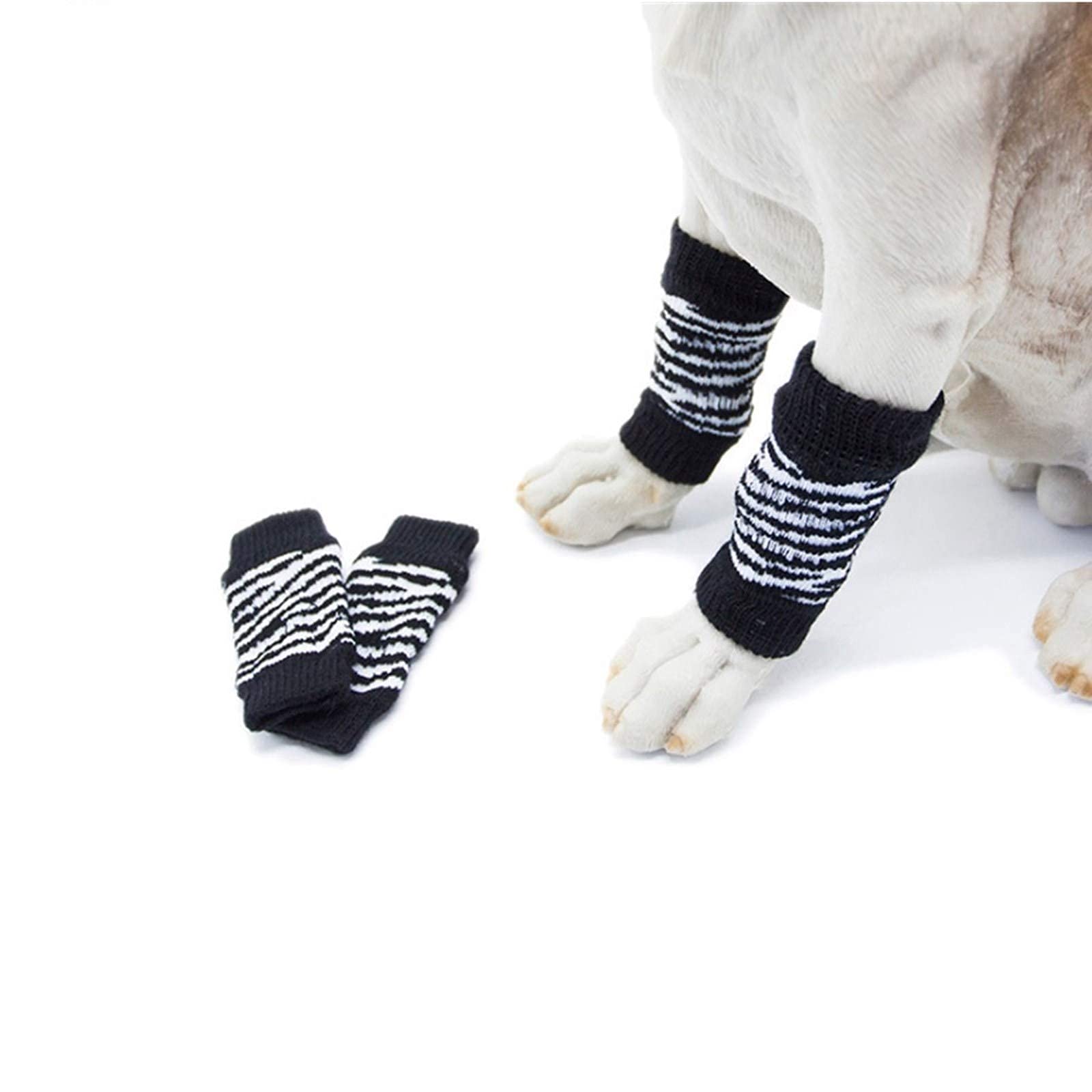 Sizing guide visual for ROZKITCH elbow protector ensures proper fit for small pets.