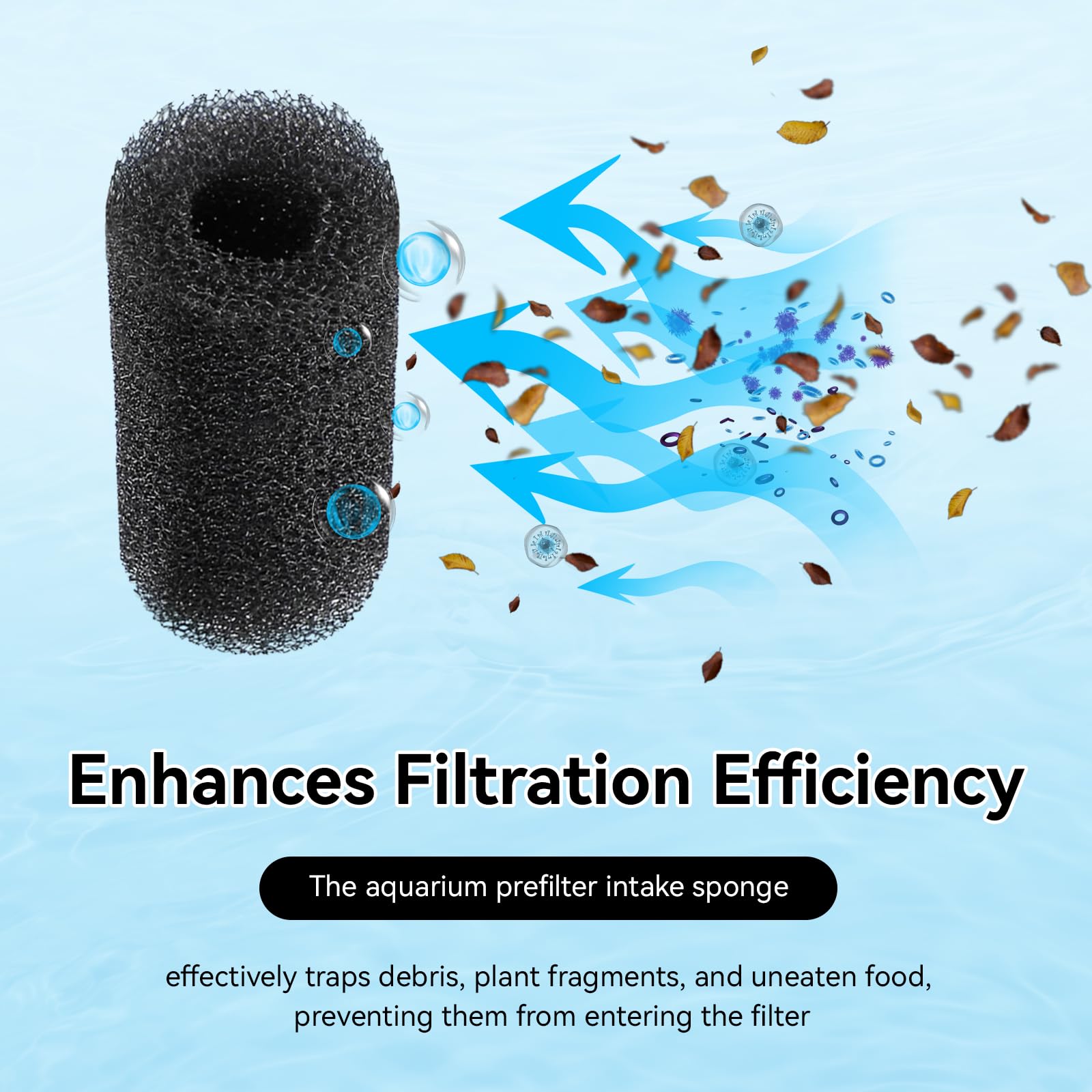 RPBKE fry shield pre-filter image illustrating protection for fry during filtration