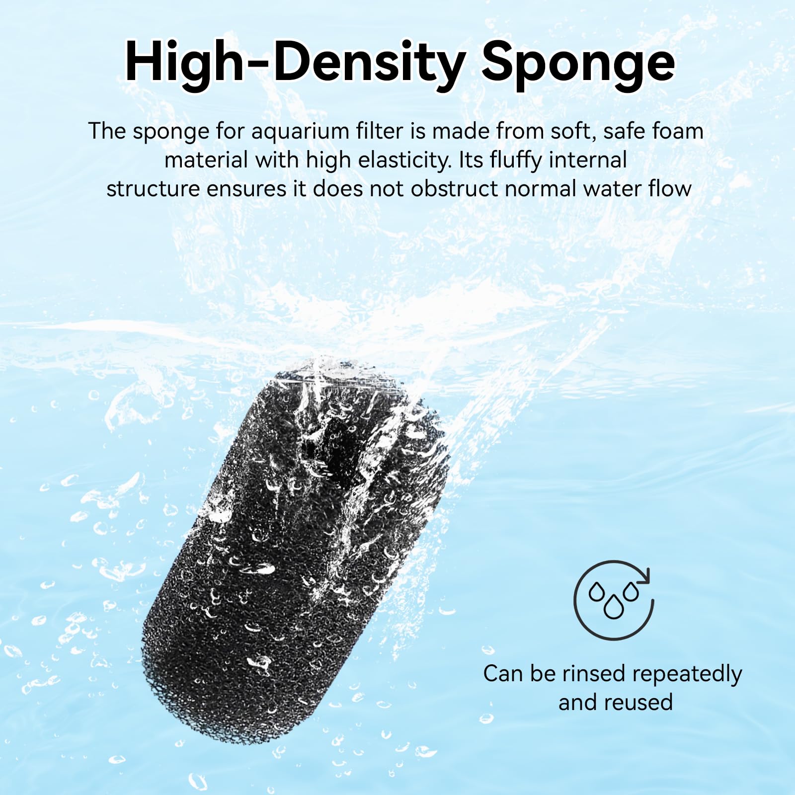 RPBKE sponge rinse and reuse concept showing cost-saving reuse over time