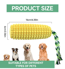 RQYUNMXI Corn Dog Toy features an internal squeaker for engaging play sessions.