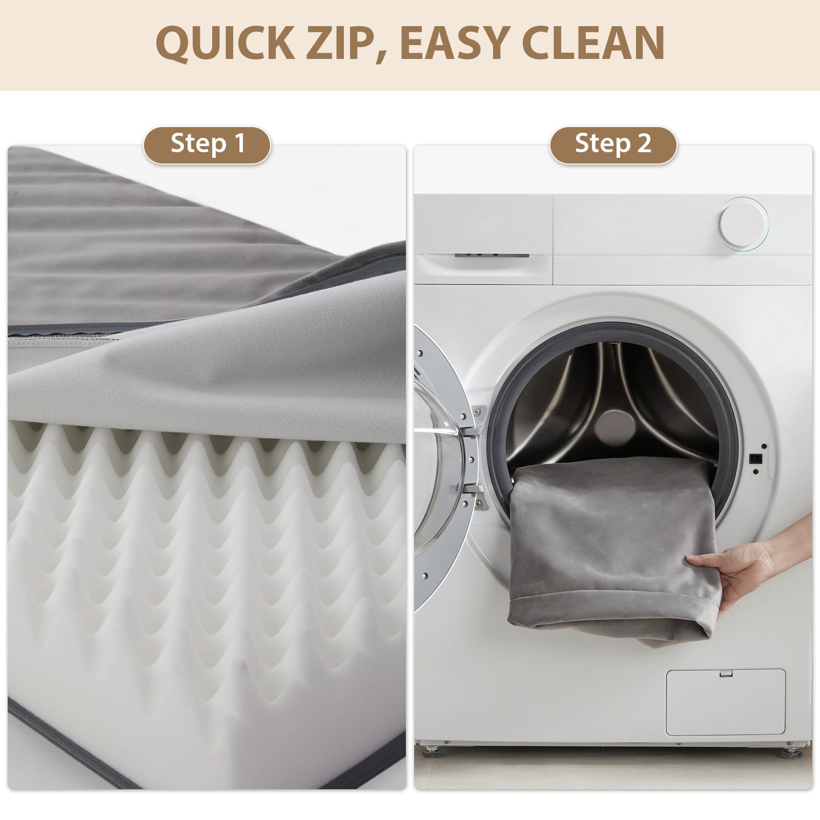 RRPETHOME indestructible bed large dog resting comfortably on the bed.