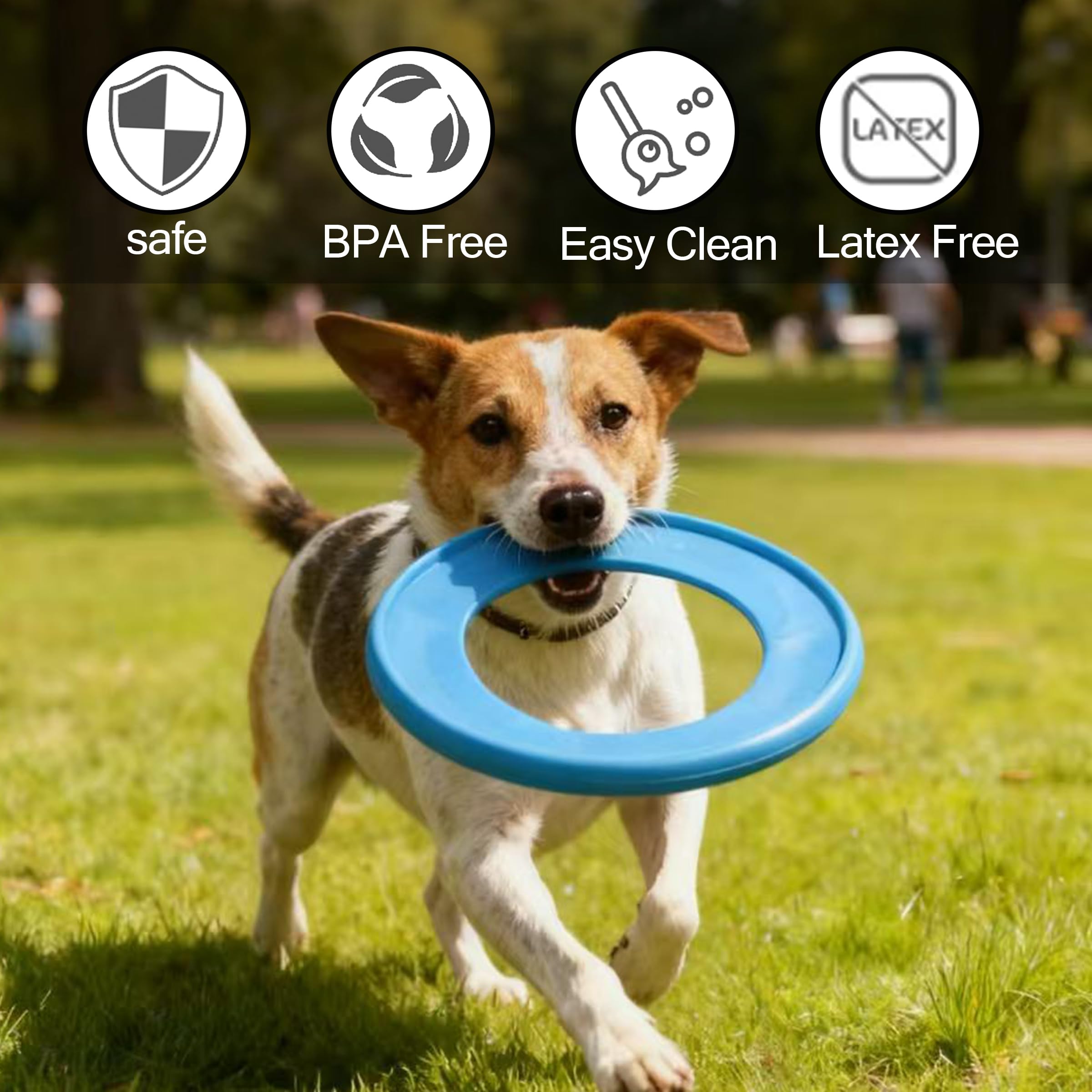 RSSLygaeonix floating frisbee demonstrates water-friendly play on pool or beach.