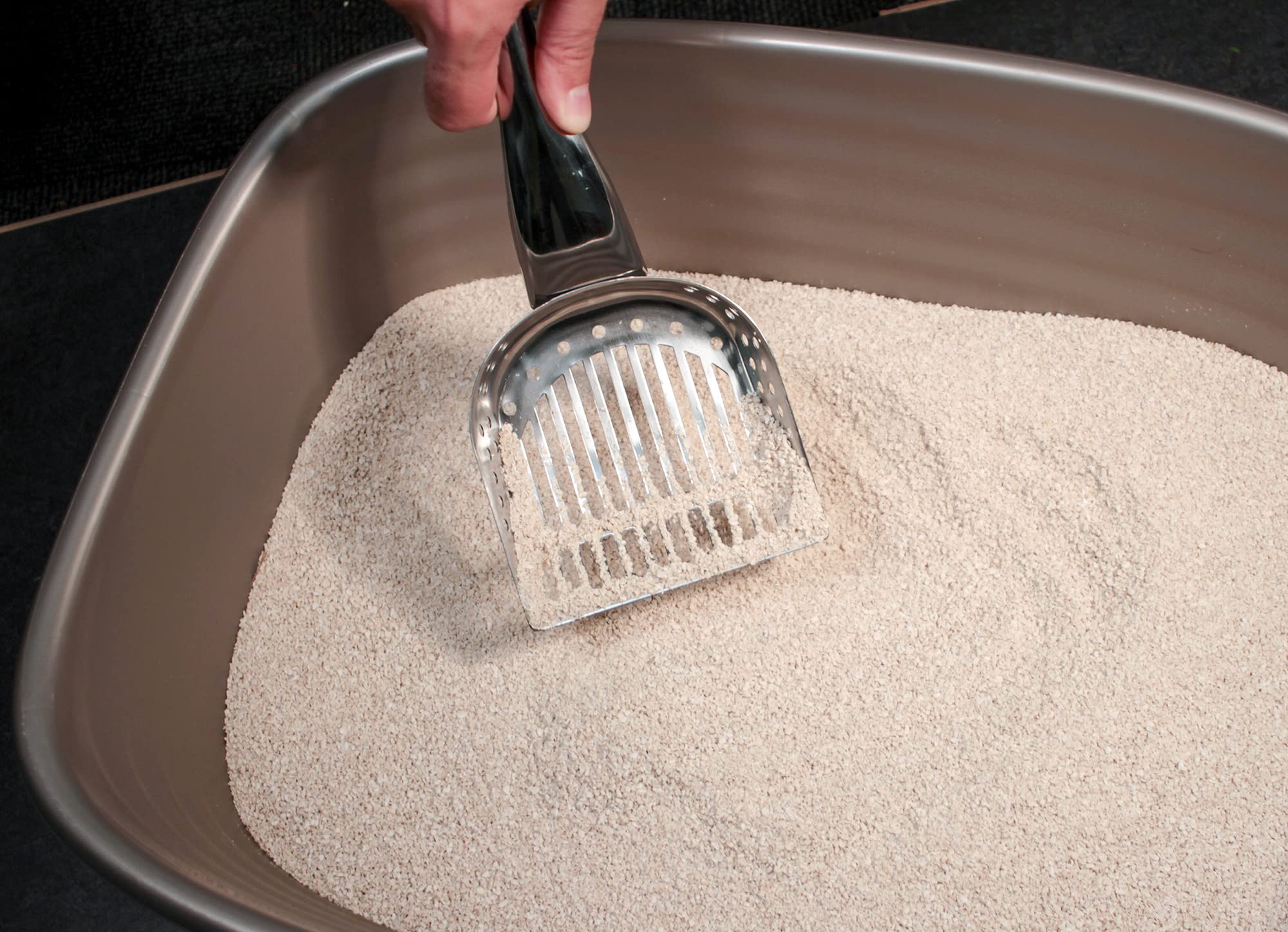 RSVP International Endurance scoop large basin design enables easier scooping in bigger boxes.