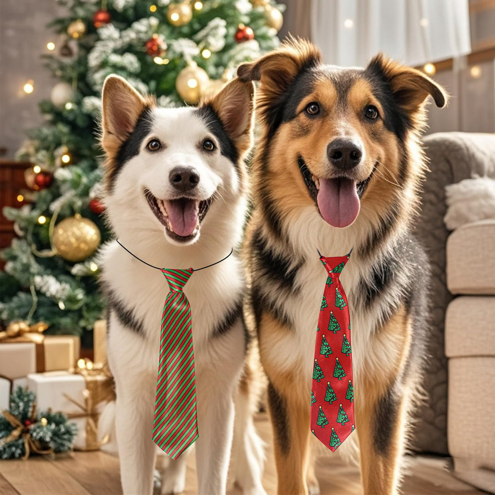 Rthjsfj Holiday dog grooming tie adds festive flair during grooming sessions.