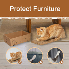 RUBMEOW reversible scratch pads highlighting dual-texture surfaces for cats.