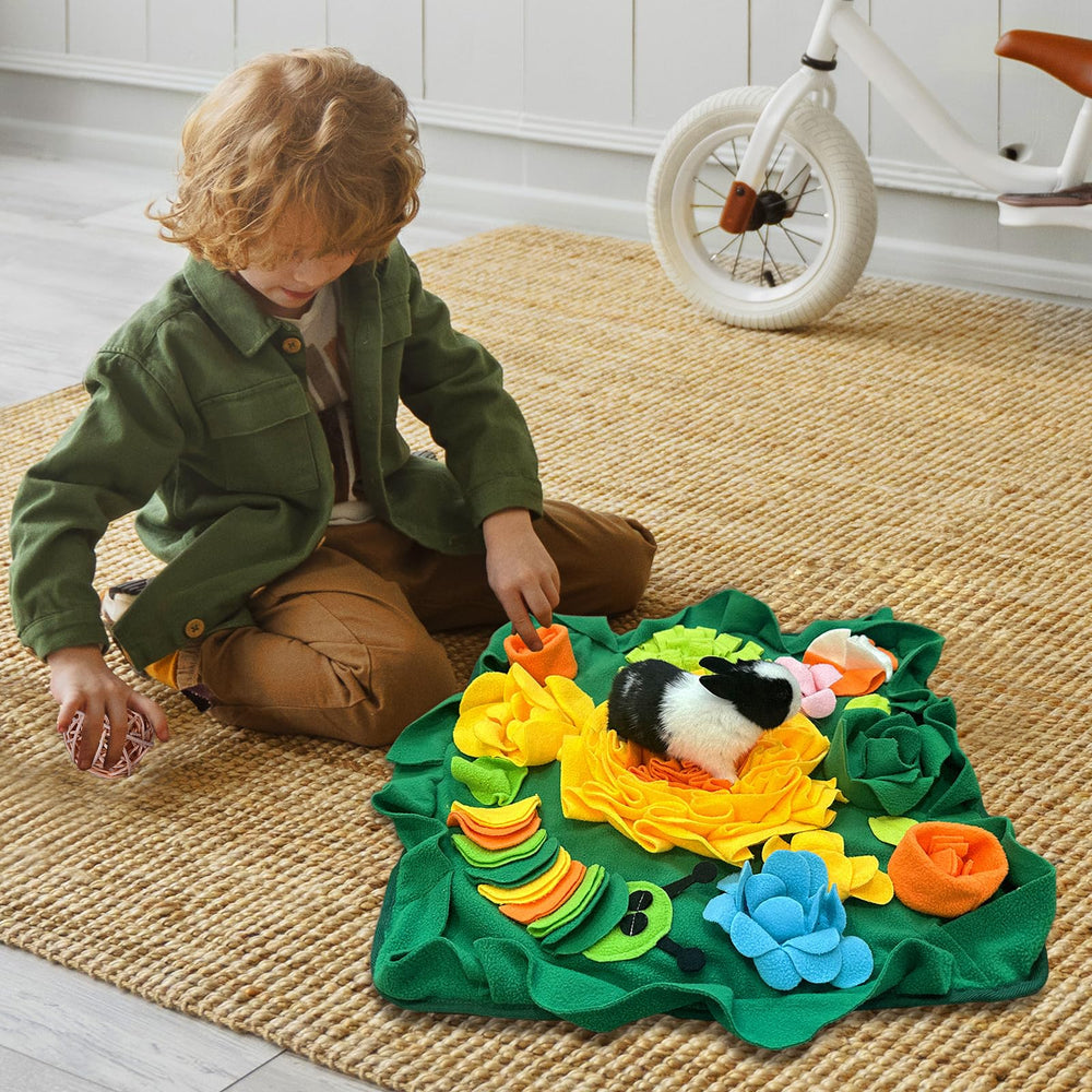 RUBYHOME-anti-slip-bottom-design keeps the mat steady during playful foraging.