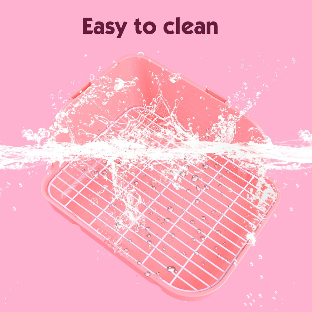 RUBYHOME rabbit litter box compatible with small animals beyond rabbits.