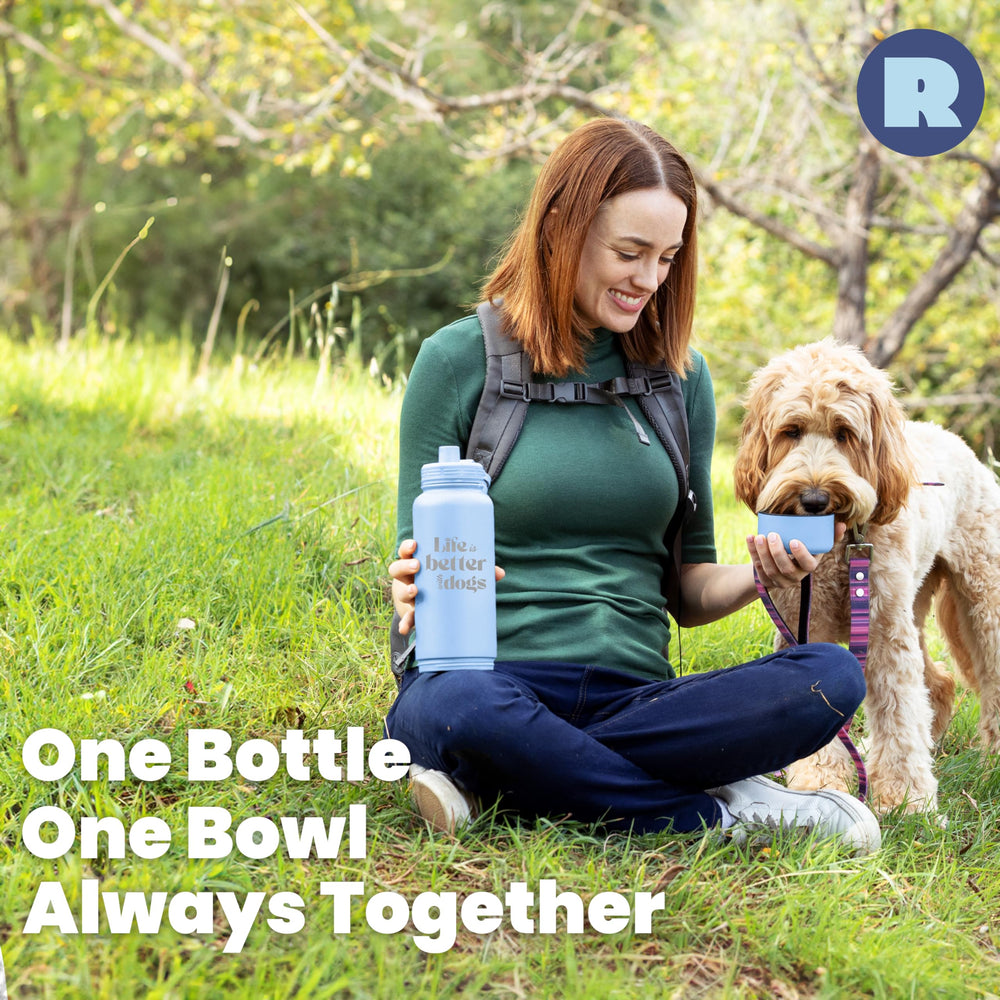 RubyLoo car-cup-holder-compatible bottle fits most vehicles for easy transport.