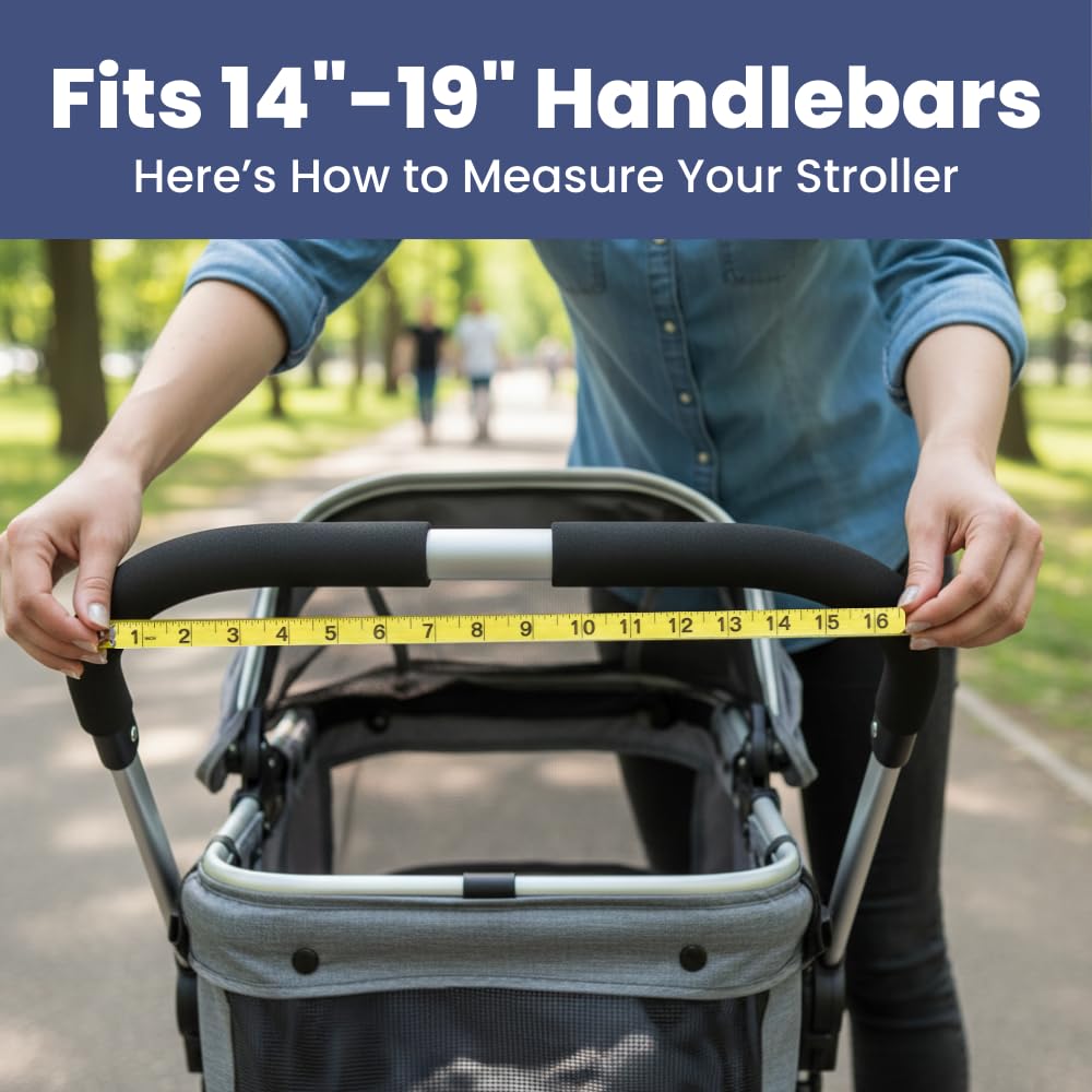 Rubyloo fit for 14-19 inch handlebars ensures stable use.