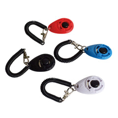Ruconla dog training clicker ergonomic handle supports comfortable long sessions.