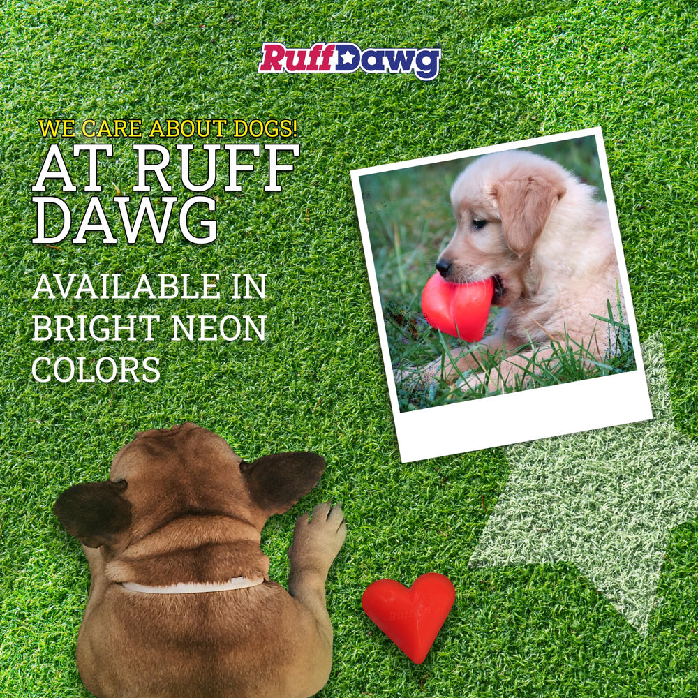 Ruff Dawg Ball safe, non-toxic materials for worry-free indoor and outdoor play.